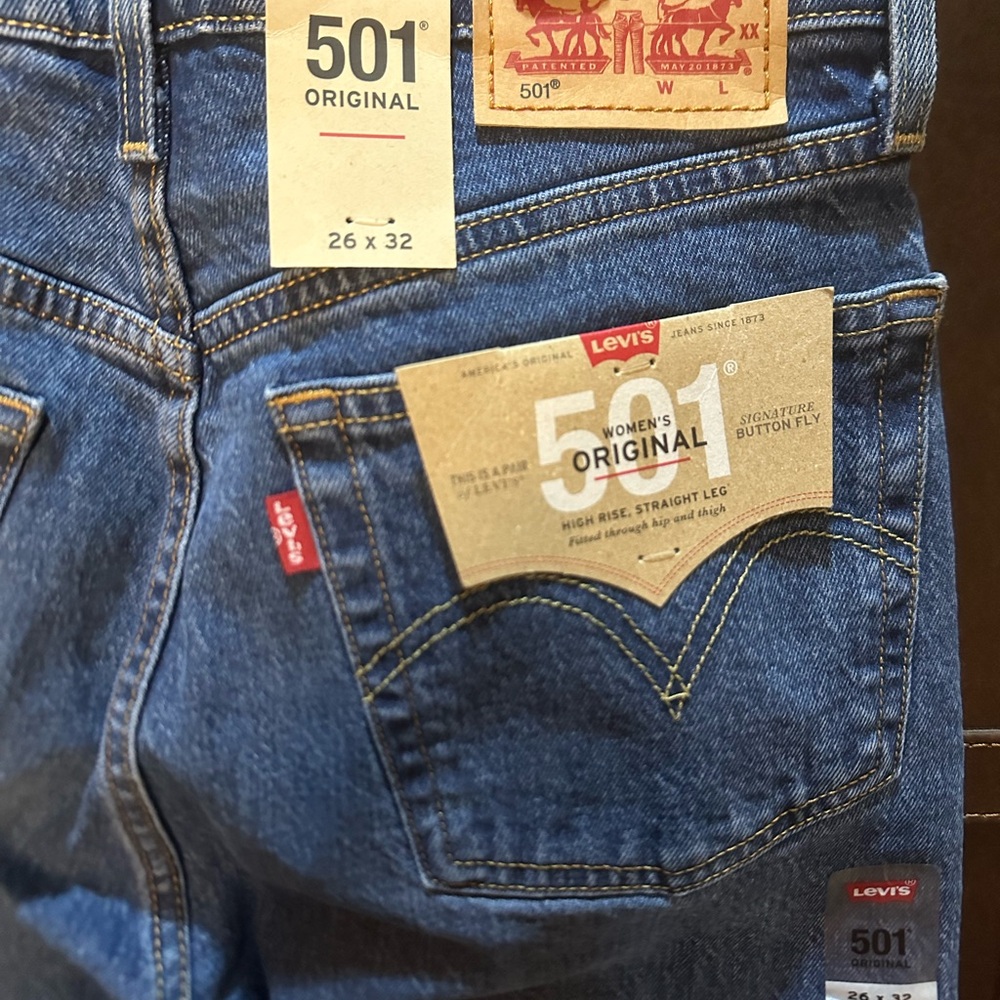 BRAND NEW WITH TAGS LEVIS 501 DENIM
